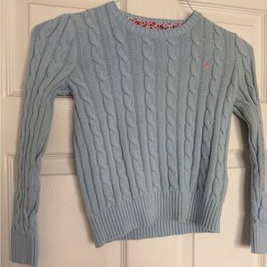 Polo Ralph Lauren Sky Blue Cable Knit Sweater